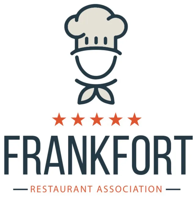 Frankfort Restaurant Association chef logo with five stars
