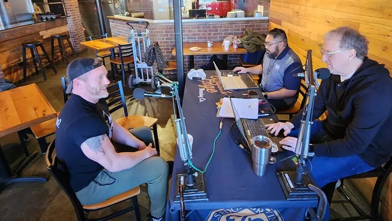 1340 AM WJOL radio show recorded at Trail’s Edge Brewing Co.
